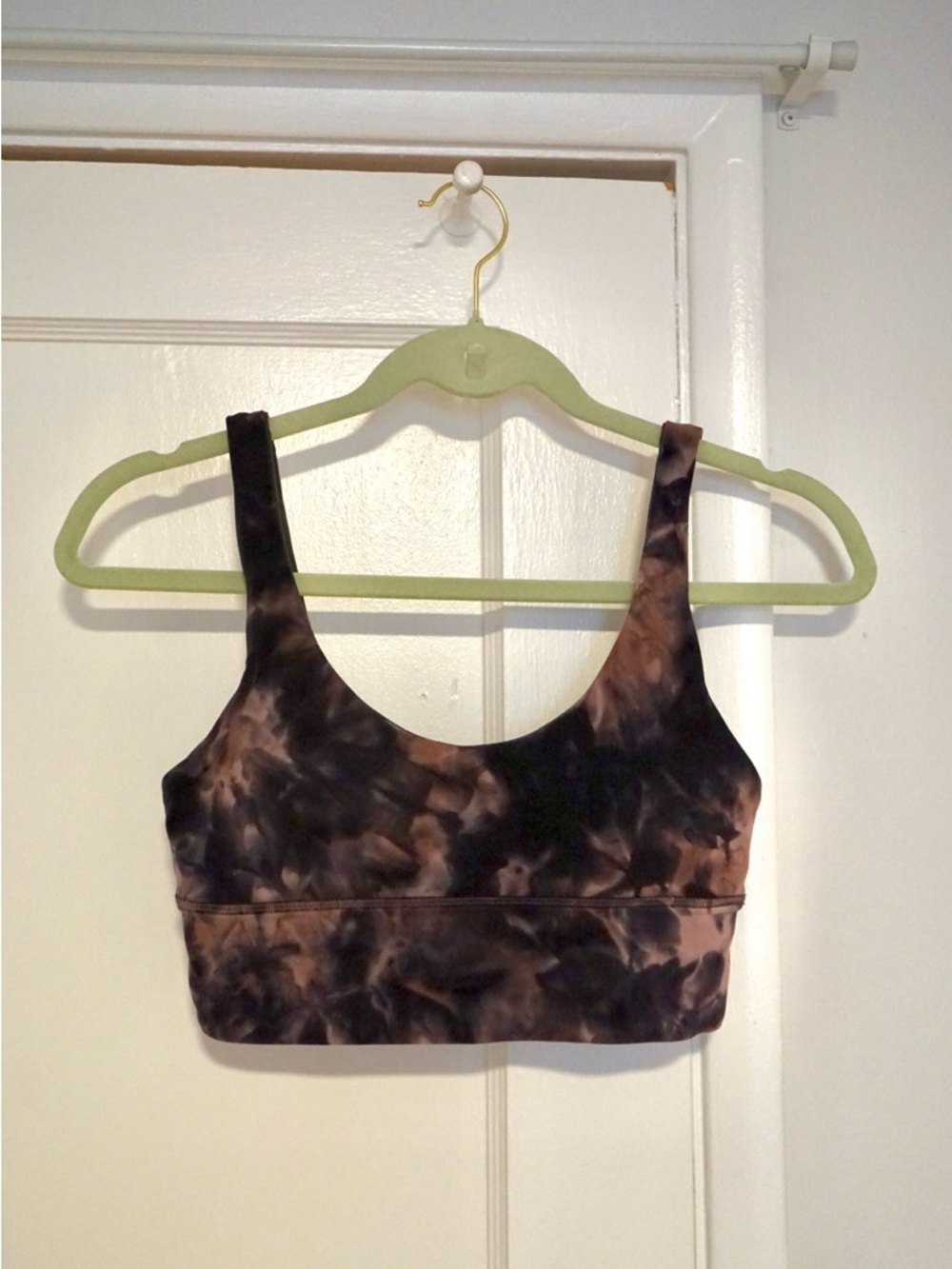lululemon athletica Navy/Pink Tie-Dye & Charcoal Gray Reversible Sports Bra